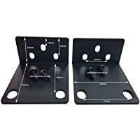 Hikvision Digital Technology HVOMOUNT4 Soporte de Montaje - Accesorio de Rack (Soporte de Montaje- Negro- 1U- 386 mm- 2…